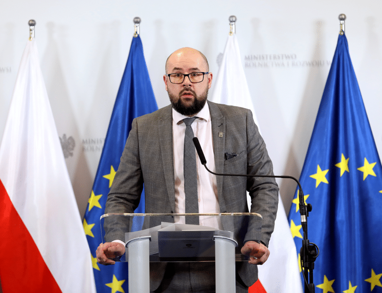 Prezes zarzadu Polskiego Zwiazku Hodowcow i Producentow Bydla Miesnego Jacek Zarzecki